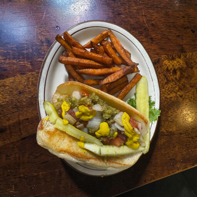 Chicago Style Hot Dog.