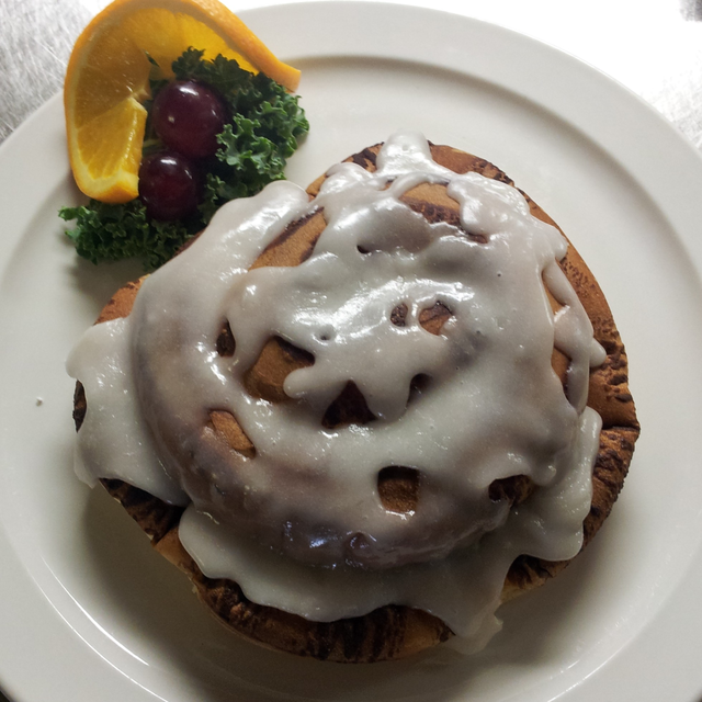 Jumbo Cinnamon Roll.
